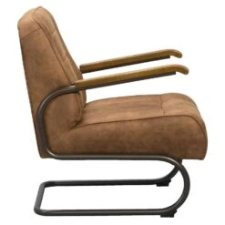 Fauteuil Ivar - Stof - Cognac -Huishoudelijke Voorwerpen Winkel 10207511 8000