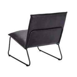 Fauteuil Cooper - Leatherlook - Grijs -Huishoudelijke Voorwerpen Winkel 10207515 1200