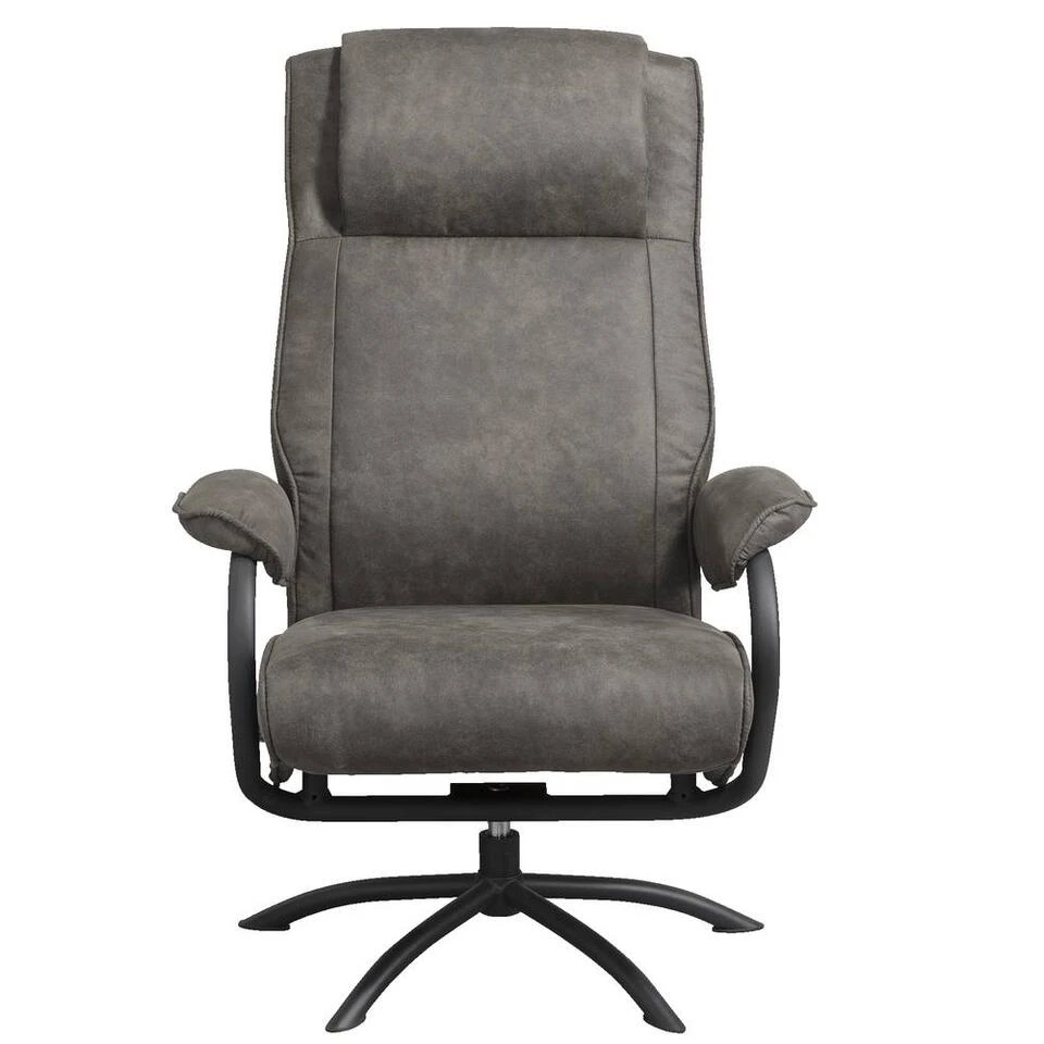 Relaxfauteuil Vic - Antraciet 1 Relaxfauteuil Vic - Antraciet