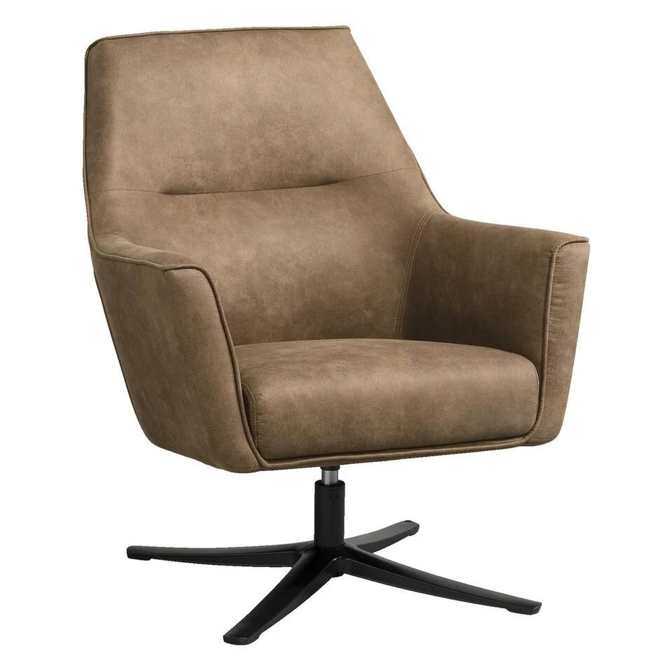 Fauteuil Niles - Taupe 2 Fauteuil Niles - Taupe - Afbeelding 2