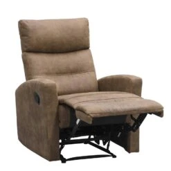 Relaxfauteuil Jackson - Stof - Lichtbruin 6 Relaxfauteuil Jackson - Stof - Lichtbruin -Huishoudelijke Voorwerpen Winkel 10209886 0810