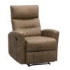 Relaxfauteuil Jackson - Stof - Lichtbruin