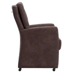 Eetkamerstoel Lucas - Stof - Bruin -Huishoudelijke Voorwerpen Winkel 10302211 0900