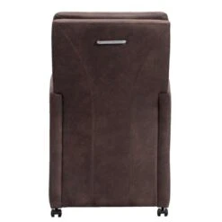 Eetkamerstoel Lucas - Stof - Bruin -Huishoudelijke Voorwerpen Winkel 10302211 8000