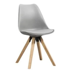 Eetkamerstoel Senja - Grijs - Hout