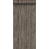 Origin Behang - Houtlook - Donker Taupe - 53 Cm X 10,05 M