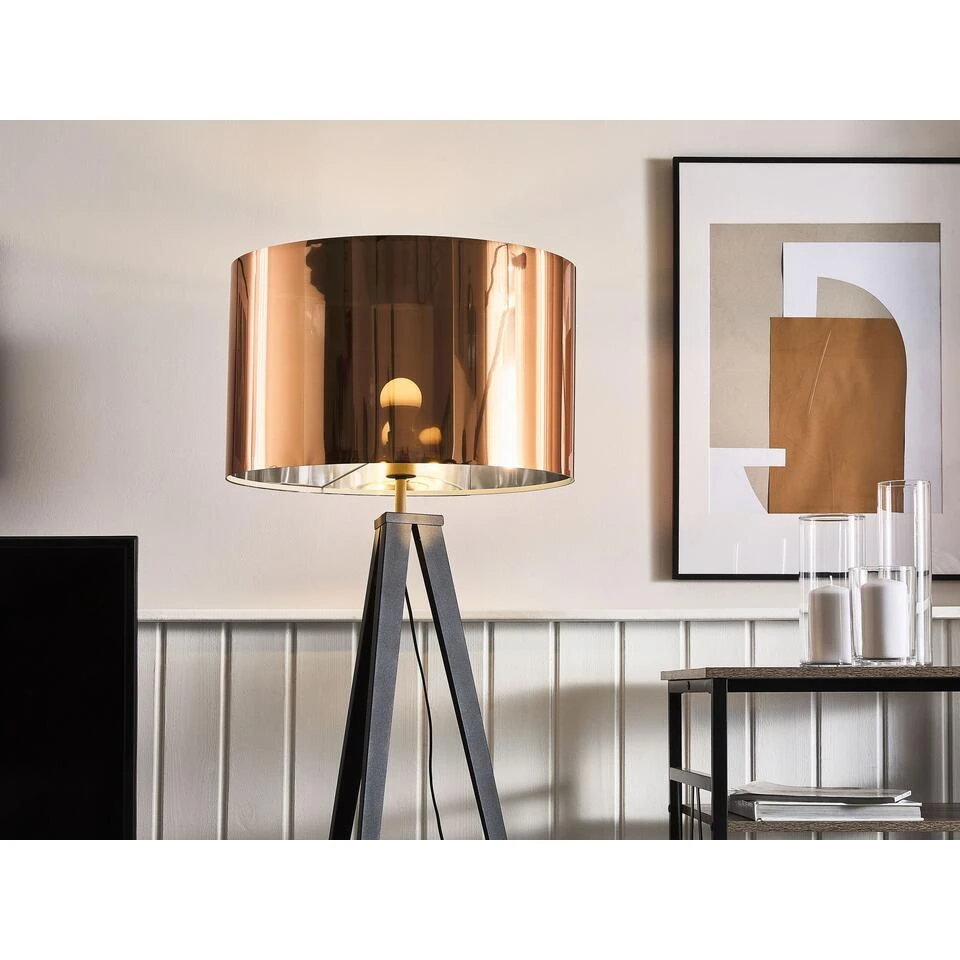 Beliani Staande Lamp STILETTO - Koper Metaal 2 Beliani Staande Lamp STILETTO - Koper Metaal - Afbeelding 2