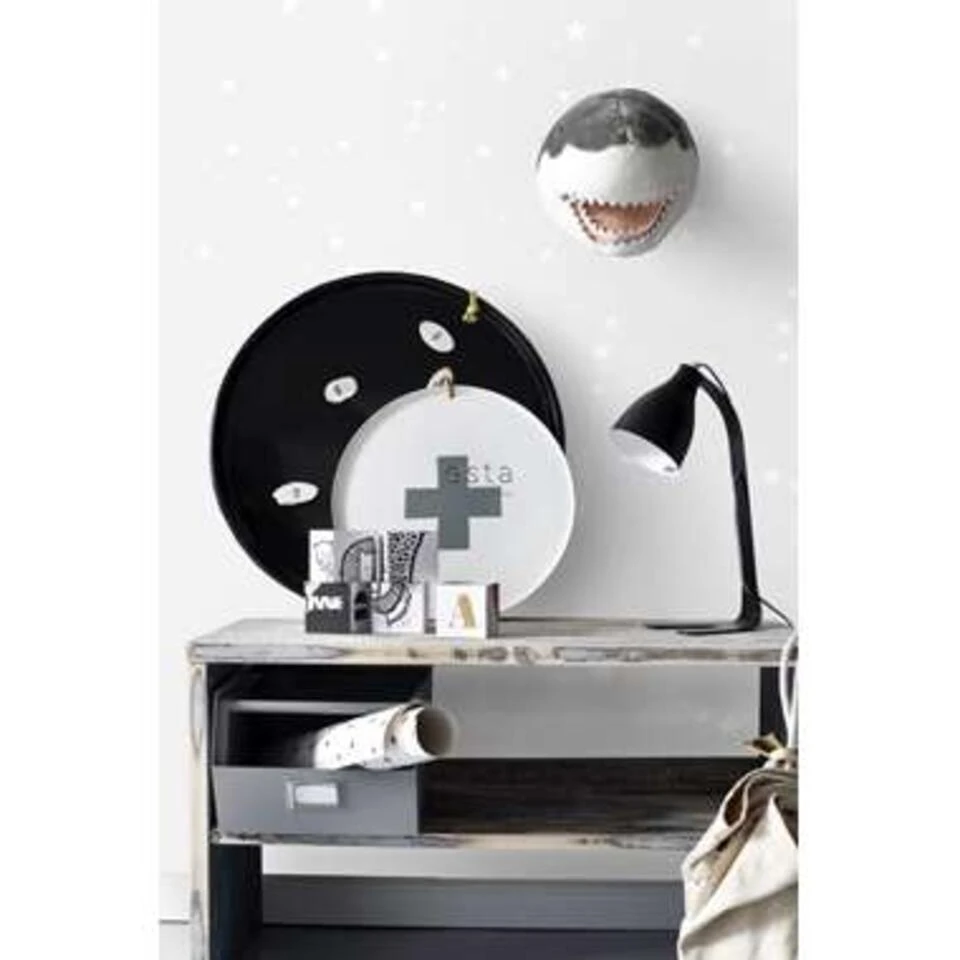 ESTAhome Fotobehang - Sterrenhemel - Grijs En Wit - 186 X 279 Cm 3 ESTAhome Fotobehang - Sterrenhemel - Grijs En Wit - 186 X 279 Cm - Afbeelding 3