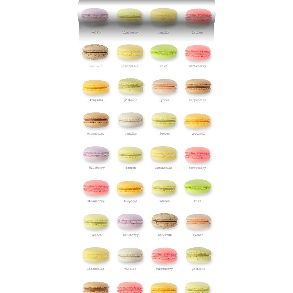 ESTAhome Behang XXL - Macarons - Meerkleurig - 46,5 Cm X 8,37 M 1 ESTAhome Behang XXL - Macarons - Meerkleurig - 46,5 Cm X 8,37 M