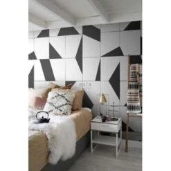 ESTAhome Fotobehang - Tegelmotief - Zwart Wit - 1.86 X 2.79 M 7 ESTAhome Fotobehang - Tegelmotief - Zwart Wit - 1.86 X 2.79 M -Huishoudelijke Voorwerpen Winkel 1462465512 0103