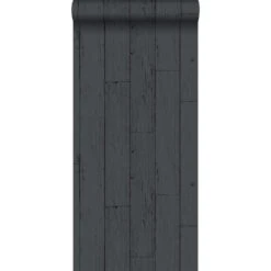 Origin Behang - Houten Planken - Donkergrijs - 53 Cm X 10.05m