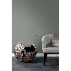 Origin Behang - Twill Weving - Blauw Grijs - 0.53 X 10.05 M -Huishoudelijke Voorwerpen Winkel 1491132536 0103