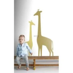 ESTAhome Fotobehang - Giraffen - Okergeel - 1.5 X 2.79 M. -Huishoudelijke Voorwerpen Winkel 1494549660 0103