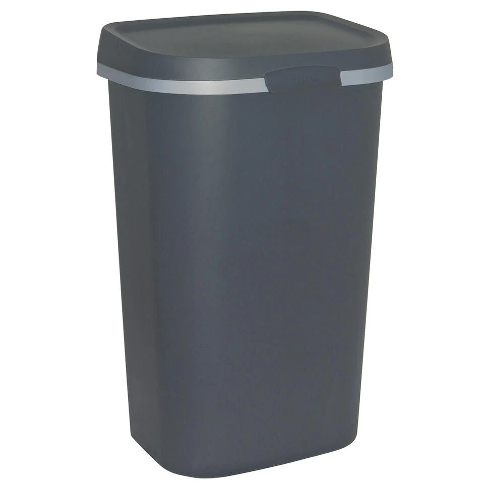 Curver Mistral Flat Prullenbak - 50L - Antraciet 1 Curver Mistral Flat Prullenbak - 50L - Antraciet