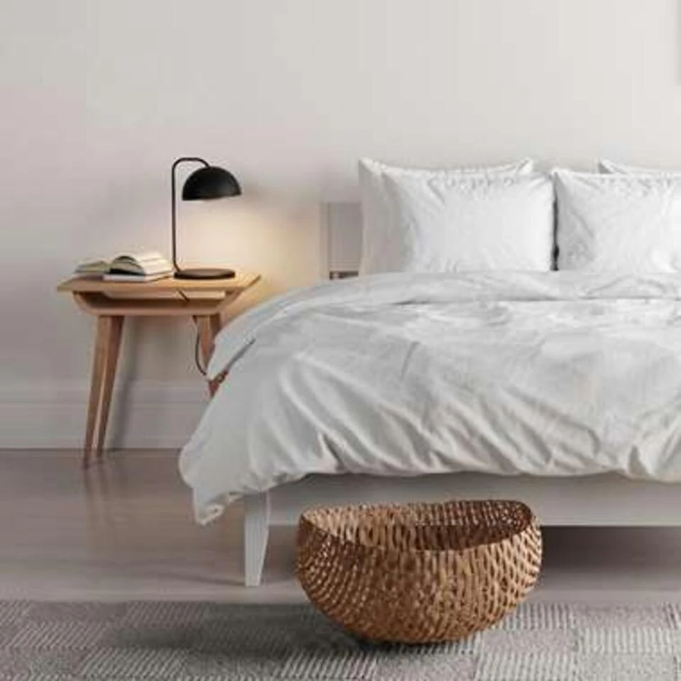 Mistral Home Dekbedovertrek 100% Gewassen Katoen Wit 260x240 Cm 2 Mistral Home Dekbedovertrek 100% Gewassen Katoen Wit 260x240 Cm - Afbeelding 2