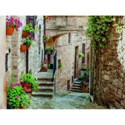 Sanders & Sanders Fotobehang - Stadsgezicht - Beige - 360 X 270 Cm