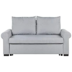 Beliani Slaapbank - SILDA Grijs Polyester