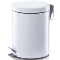 Zeller Pedaalemmer - Wit - 5 L - 28 Cm