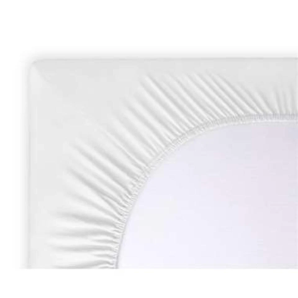 Byrklund - Hoeslaken Jersey - 180x220 Cm - Wit 2 Byrklund - Hoeslaken Jersey - 180x220 Cm - Wit - Afbeelding 2