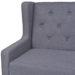 VidaXL Fauteuil Stof Grijs -Huishoudelijke Voorwerpen Winkel 1727154074 0103