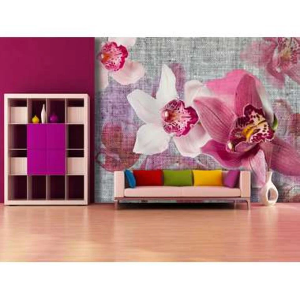 Sanders & Sanders Fotobehang - Bloemen - Roze - 360 X 270 Cm 2 Sanders & Sanders Fotobehang - Bloemen - Roze - 360 X 270 Cm - Afbeelding 2