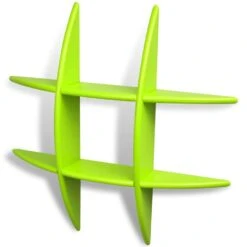 VidaXL Wandplanken 2 St Groen