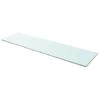 VidaXL Wandschap Transparant 110x30 Cm Glas