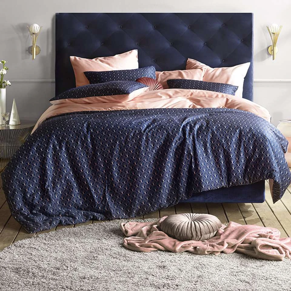 De Witte Lietaer Dekbedovertrek Idyllic - 260 X 240 Cm - Blauw 3 De Witte Lietaer Dekbedovertrek Idyllic - 260 X 240 Cm - Blauw - Afbeelding 3