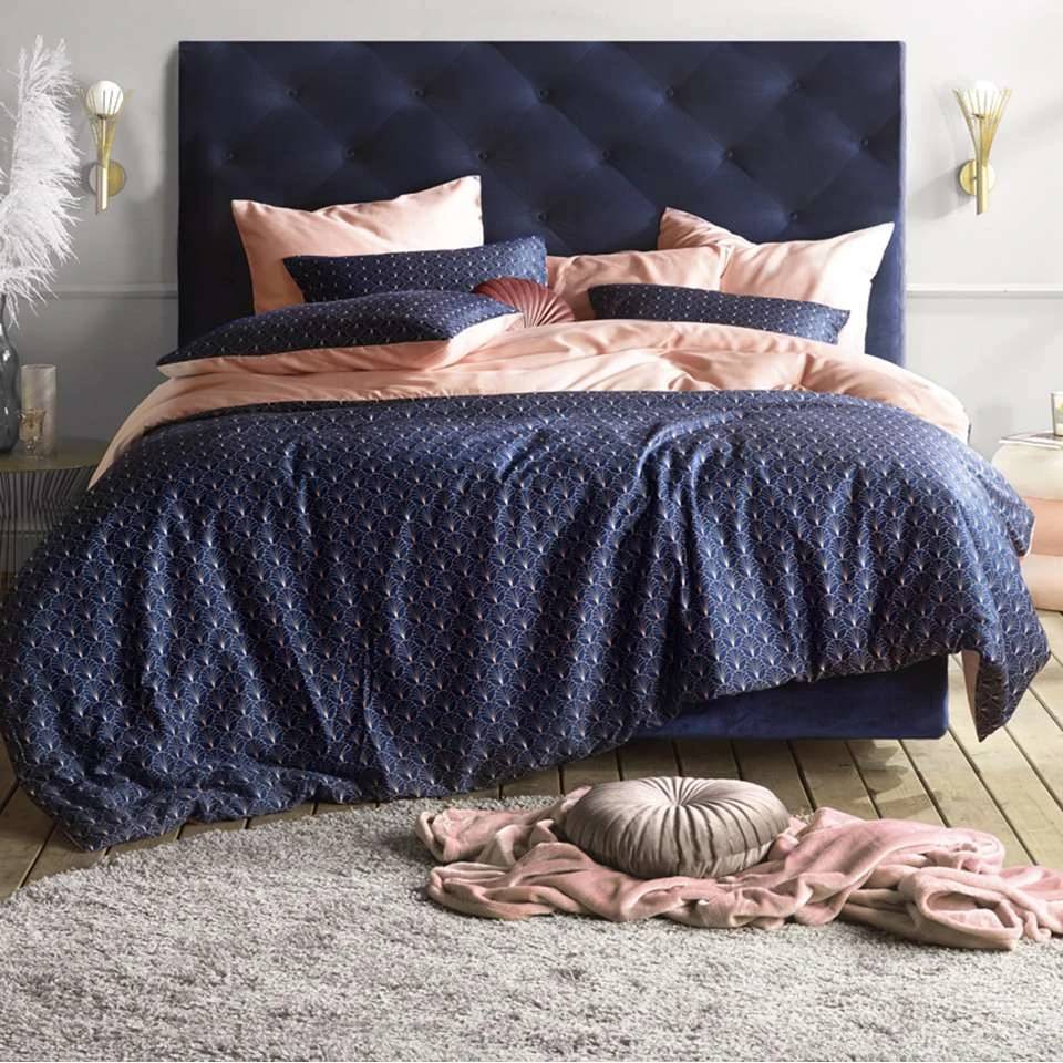 De Witte Lietaer Dekbedovertrek Idyllic - 260 X 240 Cm - Blauw 4 De Witte Lietaer Dekbedovertrek Idyllic - 260 X 240 Cm - Blauw - Afbeelding 4