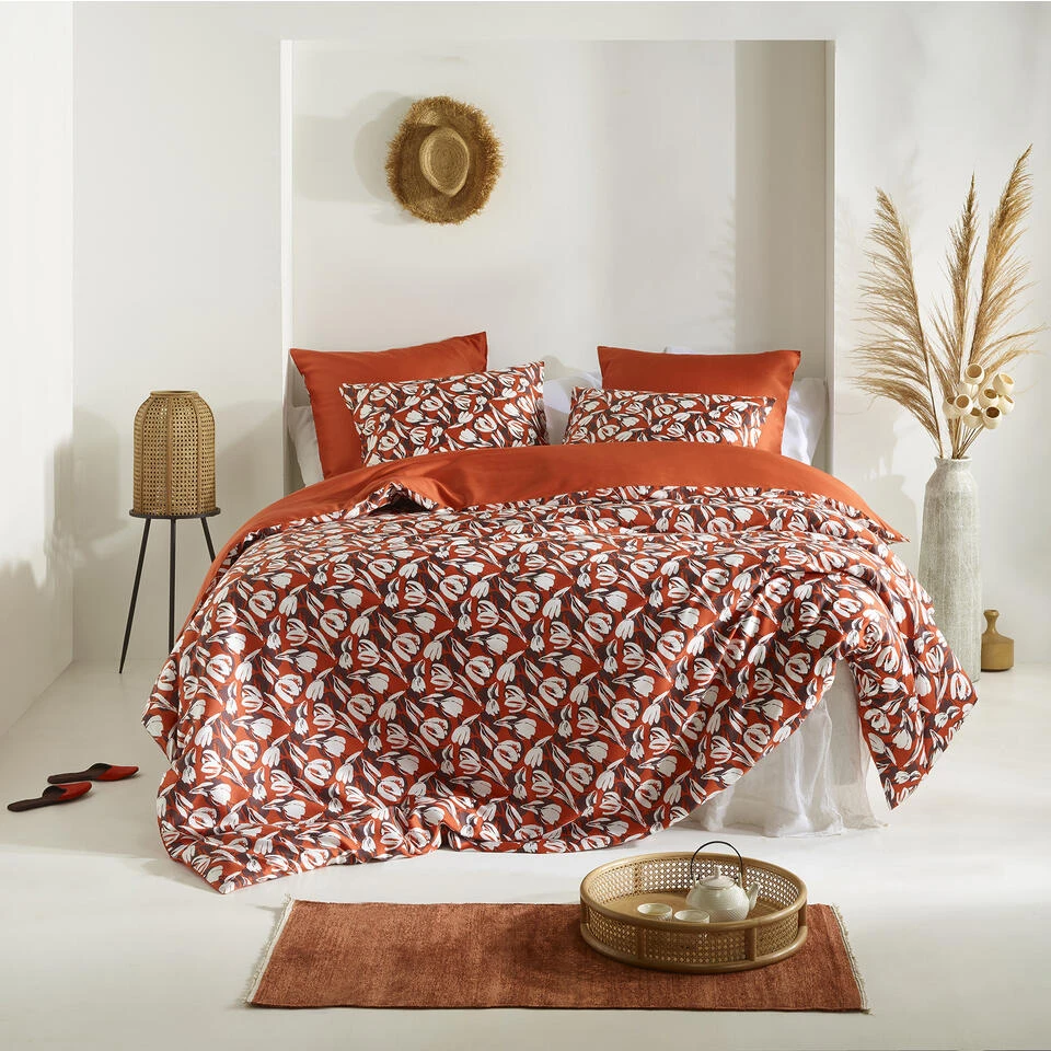 De Witte Lietaer Dekbedovertrek Katoen Tulipa - Hotelmaat - 260 X 240 Cm 3 De Witte Lietaer Dekbedovertrek Katoen Tulipa - Hotelmaat - 260 X 240 Cm - Afbeelding 3