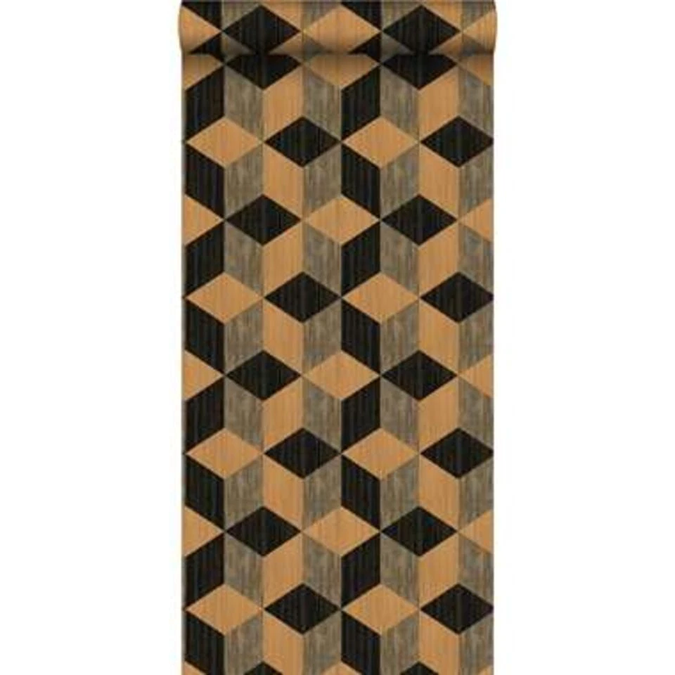 Origin Behang XXL - Grasweefsel Motief - Bruin - 46.5 Cm X 8.37 M 2 Origin Behang XXL - Grasweefsel Motief - Bruin - 46.5 Cm X 8.37 M - Afbeelding 2