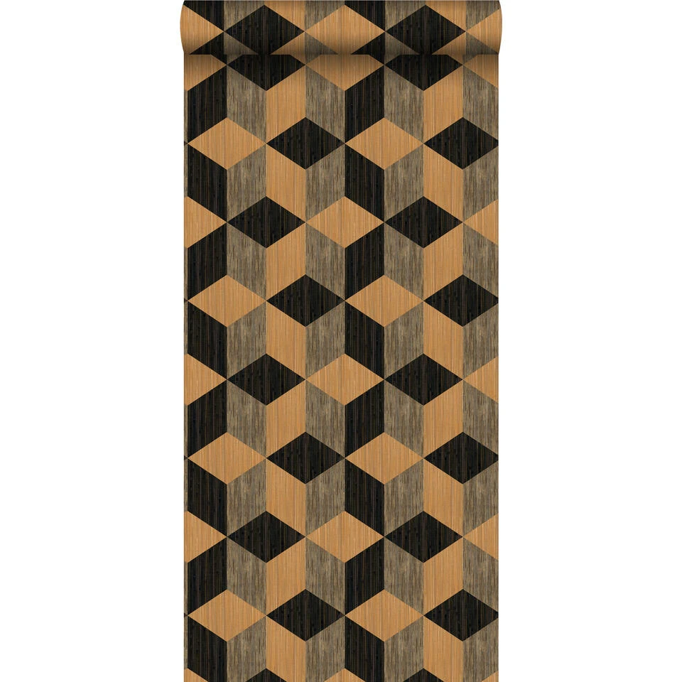 Origin Behang XXL - Grasweefsel Motief - Bruin - 46.5 Cm X 8.37 M 1 Origin Behang XXL - Grasweefsel Motief - Bruin - 46.5 Cm X 8.37 M