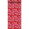 ESTAhome Behang - Paisleys - Rood - 53 Cm X 10,05 M