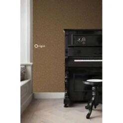 Origin Behang - Bloemen - Bruin En Glanzend Goud - 53 Cm X 10,05 M 6 Origin Behang - Bloemen - Bruin En Glanzend Goud - 53 Cm X 10,05 M -Huishoudelijke Voorwerpen Winkel 1991303398 0102