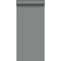 Origin Behang - Effen - Grijs - 53 Cm X 10,05 M