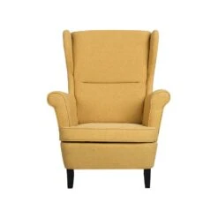 Beliani Oorfauteuil ABSON - Geel Polyester 7 Beliani Oorfauteuil ABSON - Geel Polyester -Huishoudelijke Voorwerpen Winkel 1f623f44f88e4f4ba772e4f2c7256029
