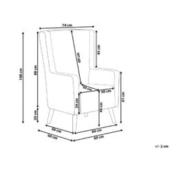 Beliani Oorfauteuil ONEIDA - Groen Fluweel -Huishoudelijke Voorwerpen Winkel 2719461da80643cf89ffa5f3f9a9126d 1