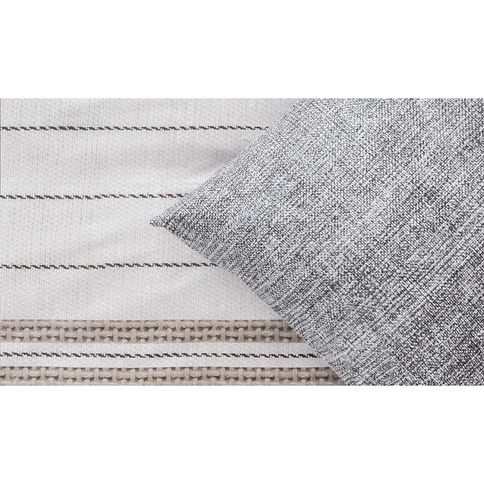 Comfort Dekbedovertrek Finch Strepen - Taupe - 240x200/220 Cm 2 Comfort Dekbedovertrek Finch Strepen - Taupe - 240x200/220 Cm - Afbeelding 2