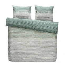 Dekbedovertrek Ivar - Blauwgroen - 240x220 Cm