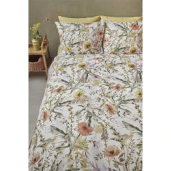 Ariadne At Home Dekbedovertrek Pretty Floral Bloemen - Naturel - 200x200/220 Cm -Huishoudelijke Voorwerpen Winkel 31106073 9050