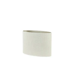 Lampenkap Ovaal Saverna - Eiwit - 38x17,5x28cm -Huishoudelijke Voorwerpen Winkel 312c43f6814d40f9acadf547287634f1