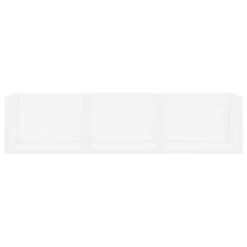 VidaXL Cd-wandschap 75x18x18 Cm Bewerkt Hout Wit -Huishoudelijke Voorwerpen Winkel 32358f402309450d97512f78c92936bc
