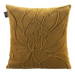 Sierkussen Thalia Kaat - Oker - 43x43 Cm