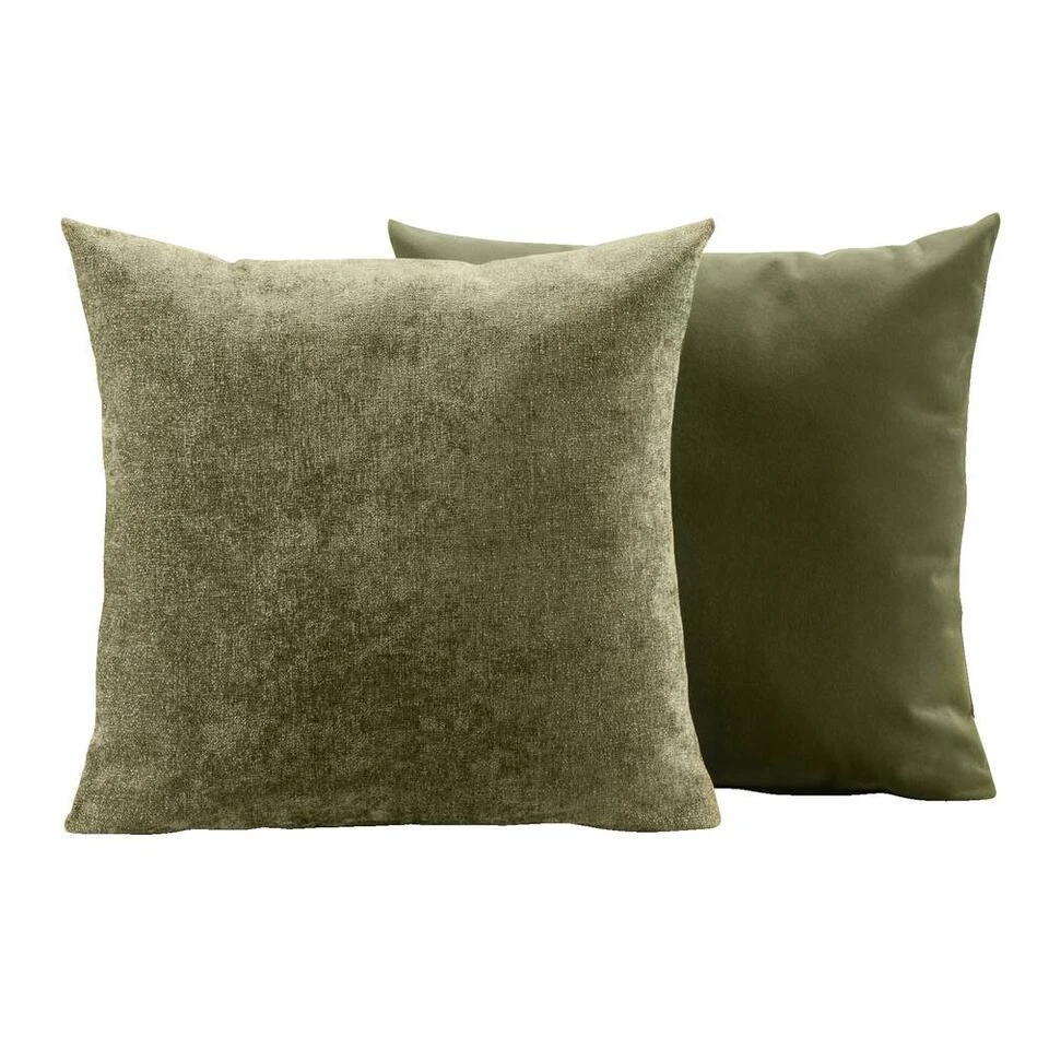 Kussenset Jonah - Groen - 45x45 Cm 1 Kussenset Jonah - Groen - 45x45 Cm