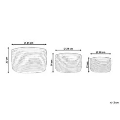 Beliani Mand KAHU - Natuurlijk Jute -Huishoudelijke Voorwerpen Winkel 3a498ad56048460a8901406b7b0f915b