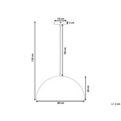 Beliani Hanglamp CETINA - Zwart Metaal -Huishoudelijke Voorwerpen Winkel 43421742c1834ec0b196c800cd306436