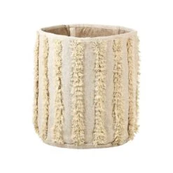 Beliani Mand KAKKI - Beige Katoen 7 Beliani Mand KAKKI - Beige Katoen -Huishoudelijke Voorwerpen Winkel 494159d59b054857a7697536b5bab88b