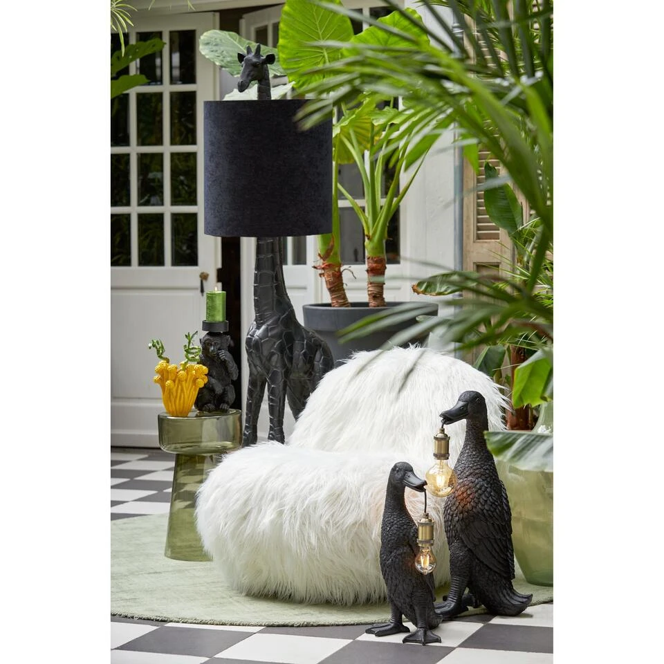 Tafellamp Duck - Zwart - 32x31x65cm 2 Tafellamp Duck - Zwart - 32x31x65cm - Afbeelding 2