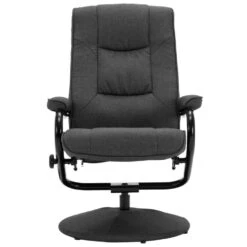VidaXL Fauteuil Verstelbaar Met Voetenbankje Stof Donkergrijs 7 VidaXL Fauteuil Verstelbaar Met Voetenbankje Stof Donkergrijs -Huishoudelijke Voorwerpen Winkel 50f1a56aa5464da881db44ee1c2103fc