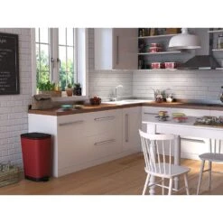 Kis Chic Bin Pedaalemmer - 50L - Rood 7 Kis Chic Bin Pedaalemmer - 50L - Rood -Huishoudelijke Voorwerpen Winkel 54ae792951de48e29216aca3ddefeb27